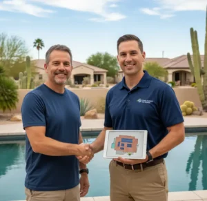 happy customer of celestial solar pool heating