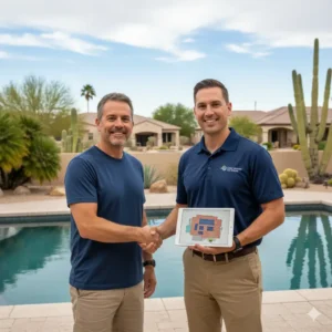 happy customer of celestial solar pool heating