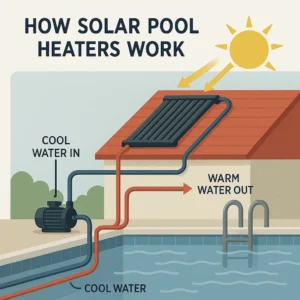how solar pool heating works