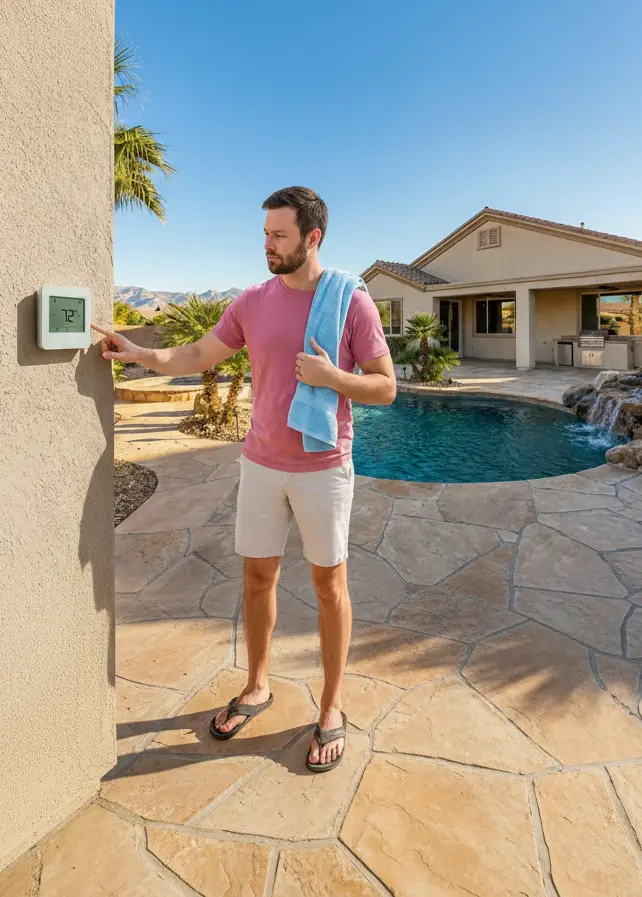 tall changing the temperature